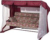 Садовые качели Удачная мебель Валенсия (винный 525)