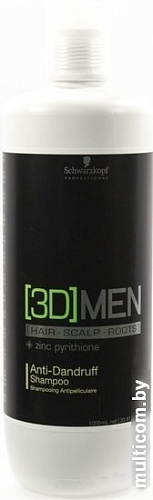 Schwarzkopf Professional 3D Men Anti-Dandruff Shampoo 1 л