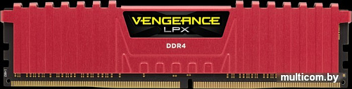 Оперативная память Corsair Vengeance LPX 4GB DDR4 PC4-19200 [CMK4GX4M1A2400C16R]