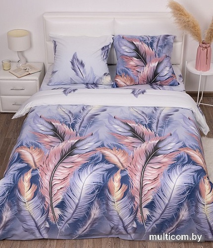 Постельное белье Миланика Прикосновение Семейный (поплин)