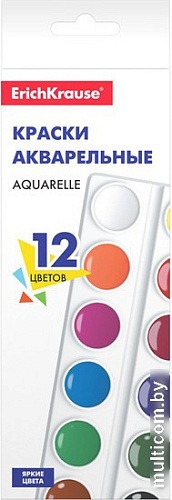 Акварельные краски Erich Krause Basic 53447 (12 цв)