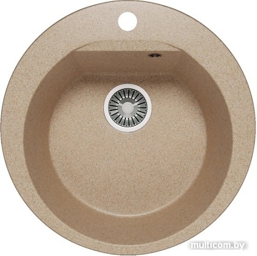 Кухонная мойка Polygran Atol-520 (песочный 302)