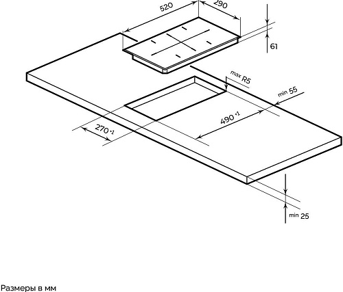 Варочная панель Millen MIH 302 BL