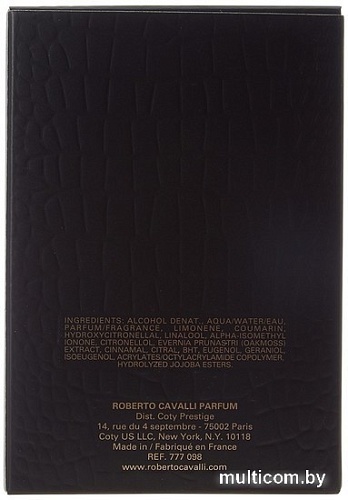 Парфюмерия Roberto Cavalli Uomo EdT (100 мл)