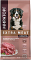 Сухой корм для собак Мираторг Extra Meat с говядиной Black Angus для крупных пород 10 кг