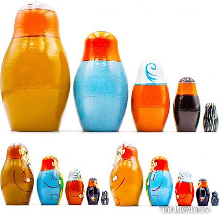 Развивающая игра Брестская Матрешка С Шерлоком Холмсом (набор 5 шт)