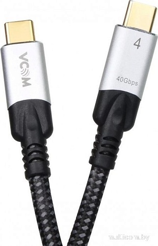 Кабель VCOM CU560-1.2M USB4 - USB4 (1.2 м, черный)