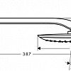 Верхний душ Hansgrohe PuraVida 400 мм [27437400]