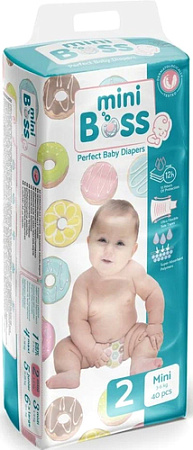 Подгузники Mini Boss Jumbo Mini 2 MBJ-02 (76 шт)