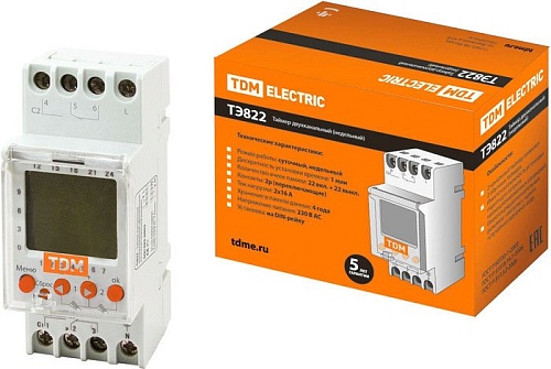 Таймер электронный TDM Electric SQ1503-0003