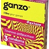 Рельефные презервативы Ganzo Extase №3