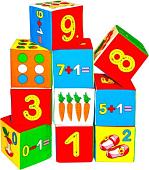 Кубики Мякиши Умная Математика (10 шт)