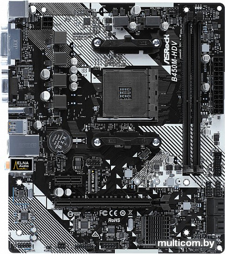 Материнская плата ASRock B450M-HDV R4.0