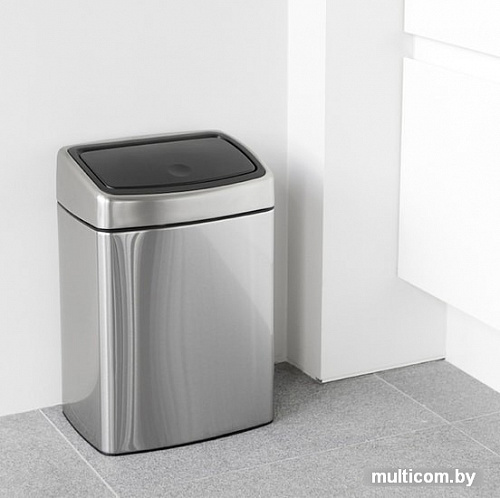 Brabantia Touch Bin 10 л (стальной с защитой от отпечатков)