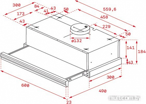 Кухонная вытяжка TEKA CNL 6400 (черный) [40436802]