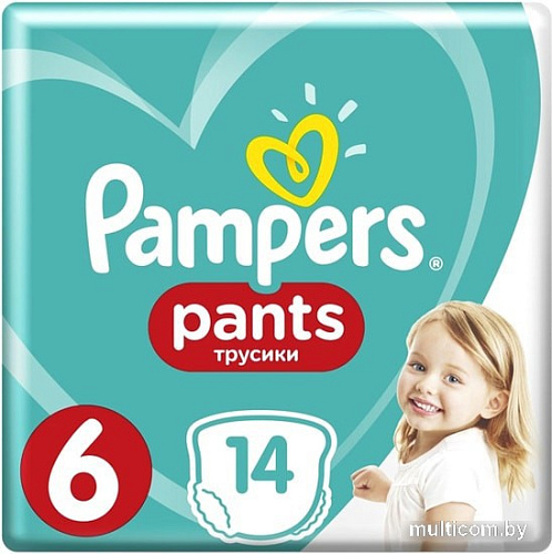 Трусики-подгузники Pampers Pants 6 Extra Large (14 шт)