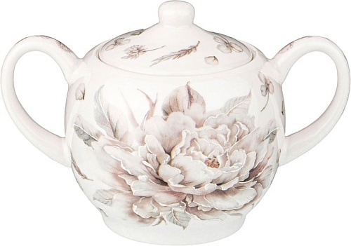 Сахарница Lefard Белый цветок 86-2433