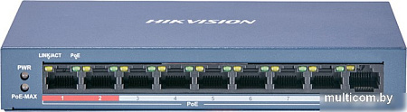 Неуправляемый коммутатор Hikvision DS-3E0109P-E/M(B)