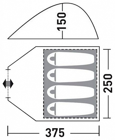 Палатка Greenell Kerry 4 v.3
