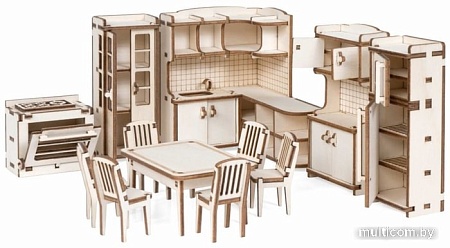 Аксессуары для кукольного домика Lemmo Кухня для кукольного дома Венеция 0067