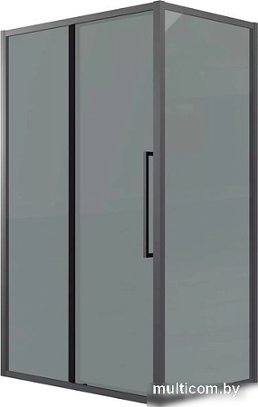 Душевой уголок Grossman Cosmo 120x90x195 120.K33.02.1290.21.10 (черный матовый/тонированное стекло)