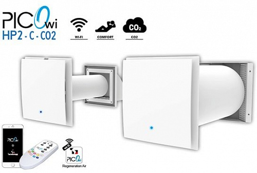 Рекуператор Tecnosystemi Pico HP2 55 WI-C-CO2