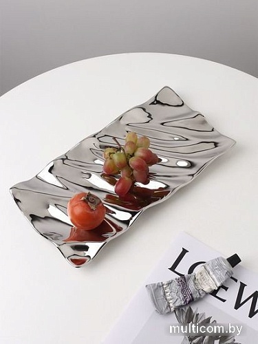 Декоративная тарелка Merry Bear Водяная Серебро 30001190