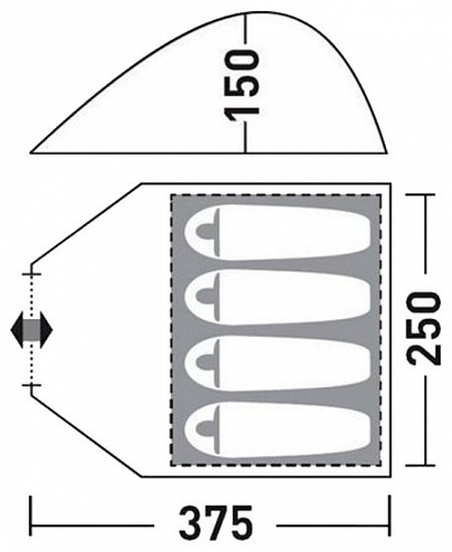 Палатка Greenell Kerry 4 v.3