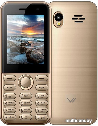 Мобильный телефон Vertex D567 (золотистый)