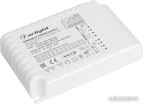 Блок питания Arlight ARJ-SP-40-PFC-1-10V-DALI2-PD 025123(1)