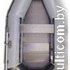 Гребная лодка Vivax К220 с ковриком-сланью (без киля, серый/черный)