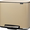 Brabantia Bo Pedal Bin 3 x 11л (минерально-золотой)