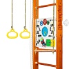 Детский спортивный комплекс Kampfer Helena Wall Busyboard (стандарт, классический/бизиборд белый)