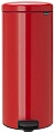 Brabantia Pedal Bin NewIcon 30 л (пламенный красный)