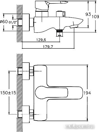Смеситель Cron CN30095