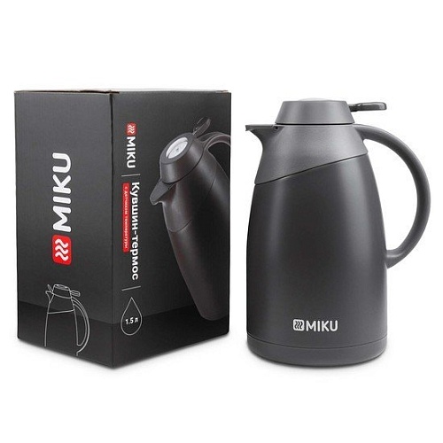 Кувшин-термос Miku 1.5л (серый)