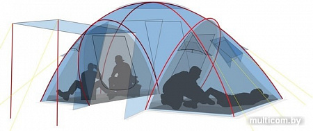 Палатка Canadian Camper Camper Sana 4 plus (зеленый)