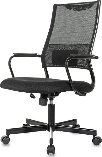 Офисное кресло Бюрократ CH Balance черный Elastic-102 TW-11 (сетка/ткань крестовина металл черный)