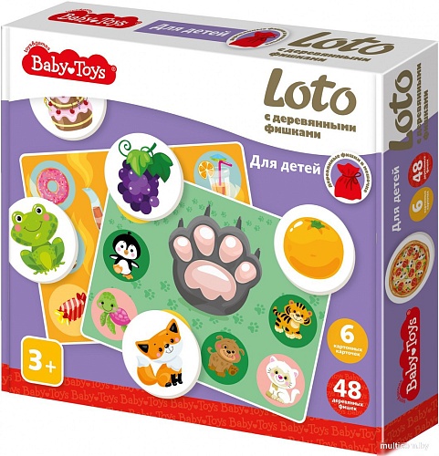 Развивающая игра Baby Toys С деревянными фишками для детей 04926