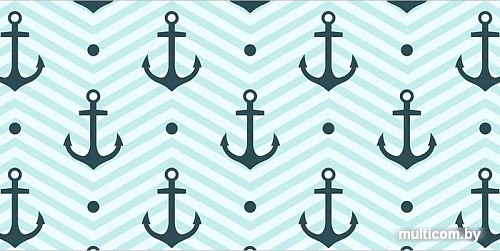 Корзина JoyArty Зигзаги с якорями toba_11049_L