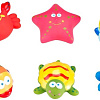 Набор игрушек для ванной Roxy Kids Морские обитатели RRT-811-2