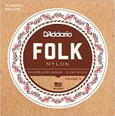 Струны для гитары D'Addario EJ32C Folk Nylon