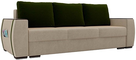 Диван Лига диванов Брион 101764 (бежевый/зеленый)