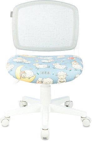 Компьютерное кресло Бюрократ CH-W296NX (светло-серый TW-02 овечки)