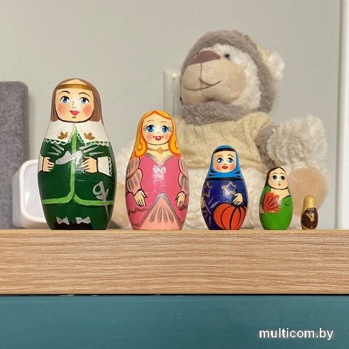 Развивающая игра Брестская Матрешка Cказка Золушка (набор 5 шт)