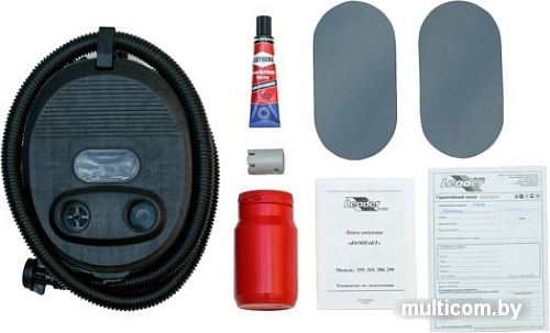 Моторно-гребная лодка Leader Тундра-325 (серый)