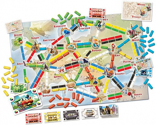Настольная игра Мир Хобби Ticket to Ride Junior. Европа