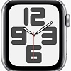 Умные часы Apple Watch SE 2 44 мм (алюминиевый корпус, серебристый/зимний синий, нейлоновый ремешок)