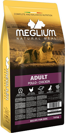 Сухой корм для собак Meglium Dog Adult Chicken MS1114 14 кг
