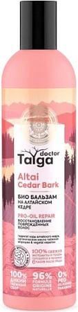 Natura Siberica Бальзам Doctor Taiga Био восстановление поврежденных волос 400мл